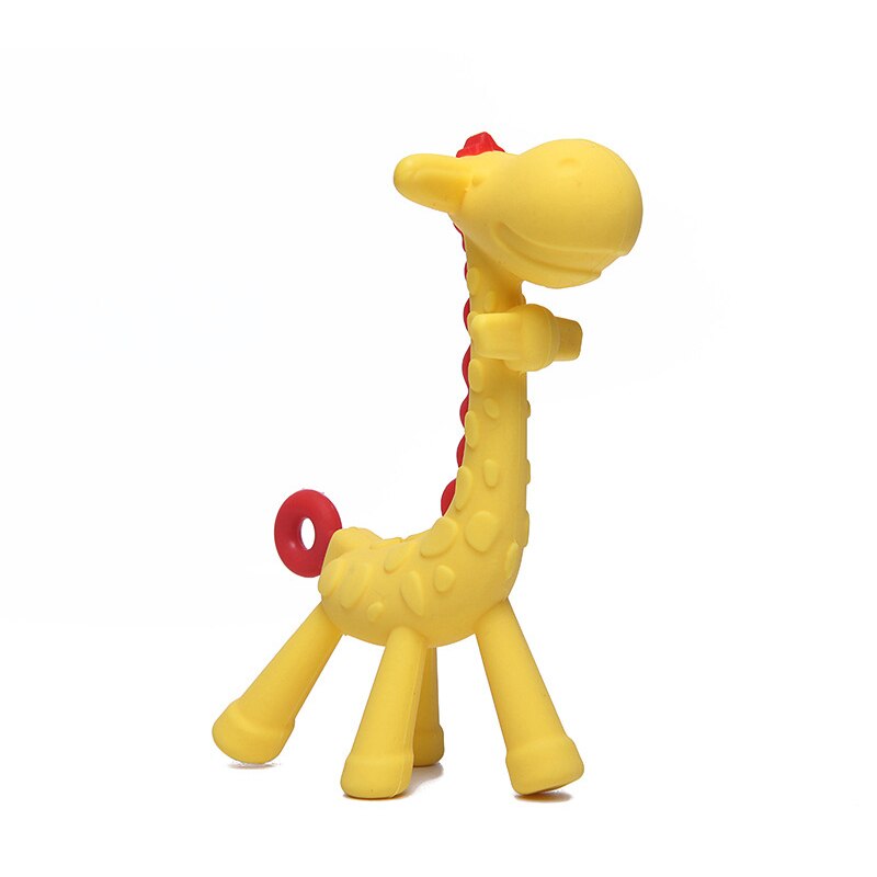 Giraffe Teething Toy Pacifier Chain Accessory